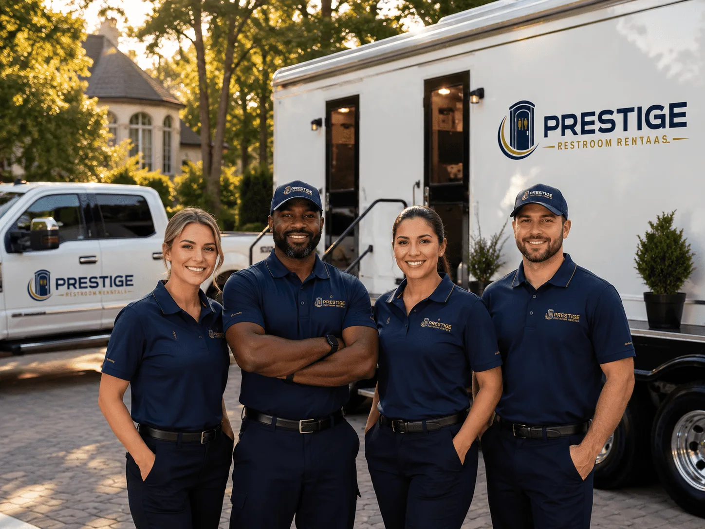 Trusted Luxury Portable Restrooms company in Lehr, ND
